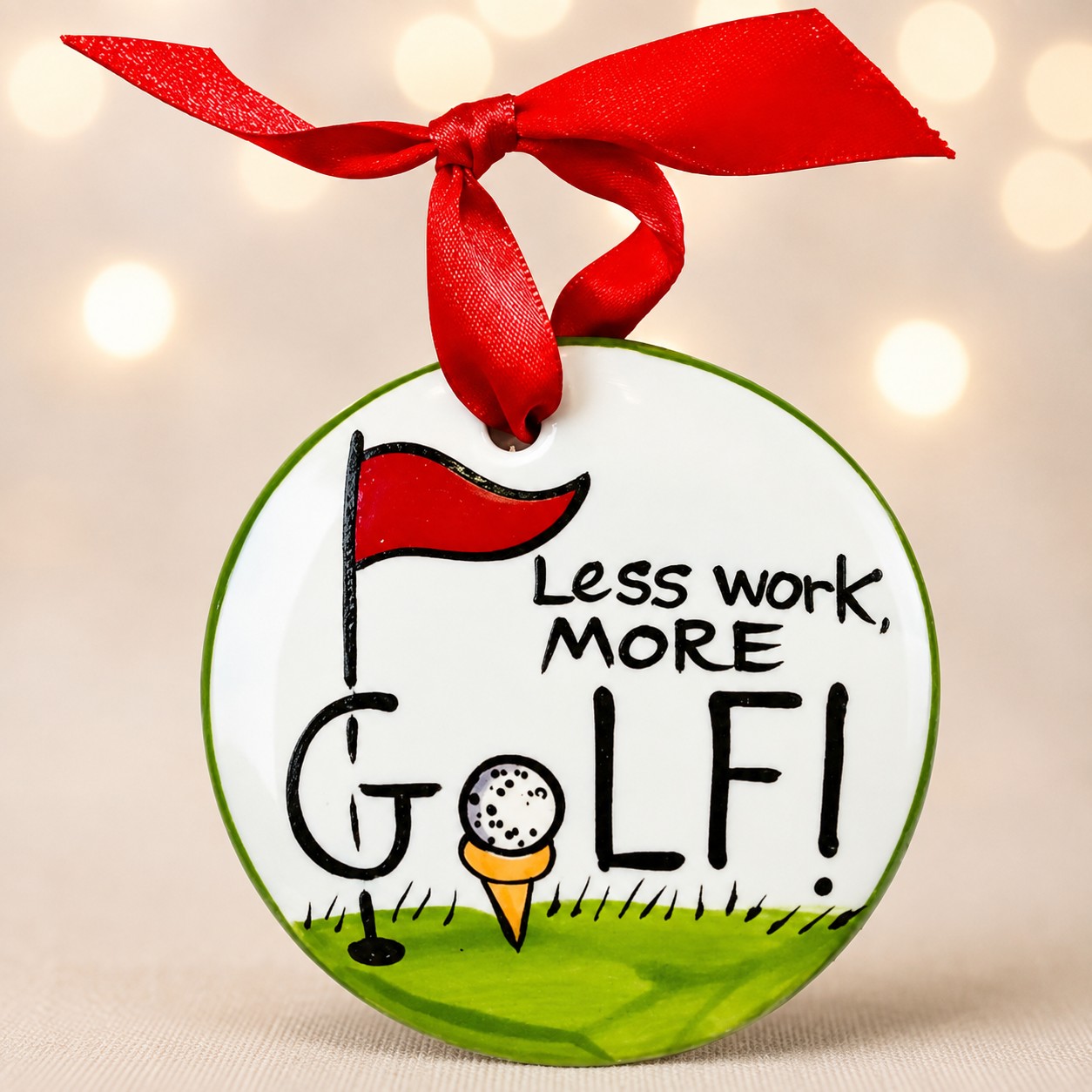 Golf Flat Ornament